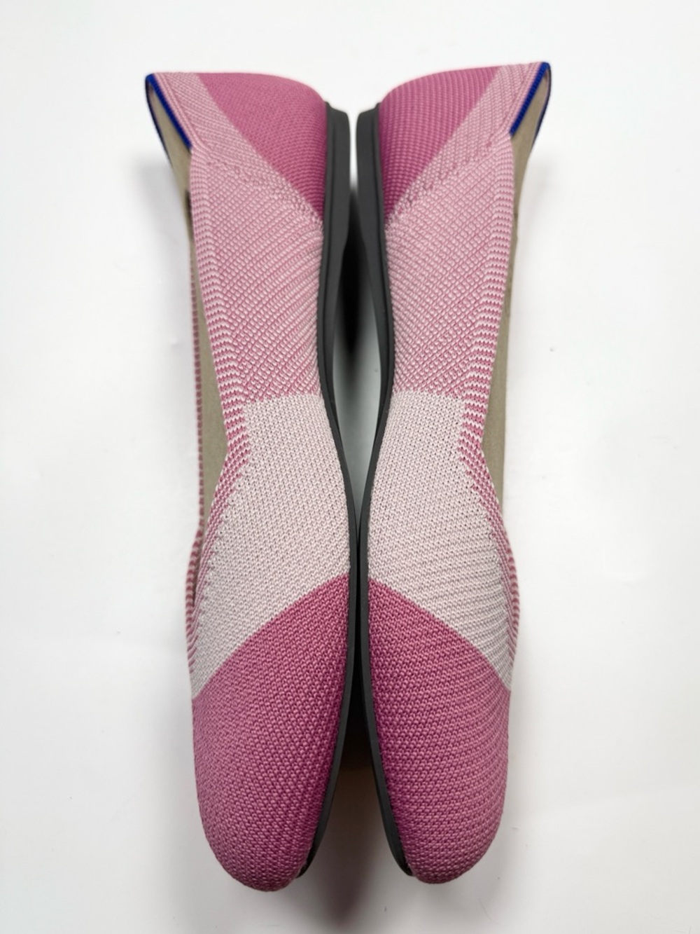 Rothy's Pink Captoe Flats Breast Cancer Awareness Retired NEW S-541 Sz 12 - Picture 5 of 10